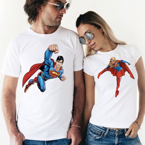 Set Tricouri - Superman si Supergirl