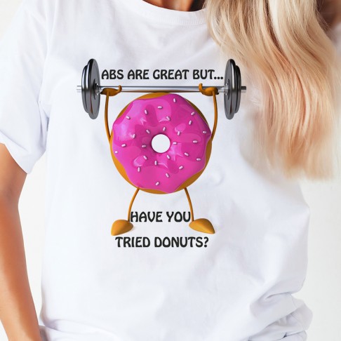 Tricou - Abs and donuts