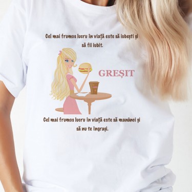 Tricou - Frumusete la dieta