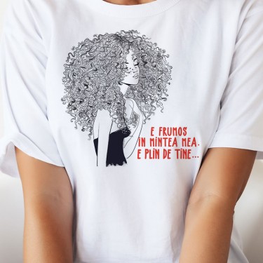 Tricou - O minte plina de frumos