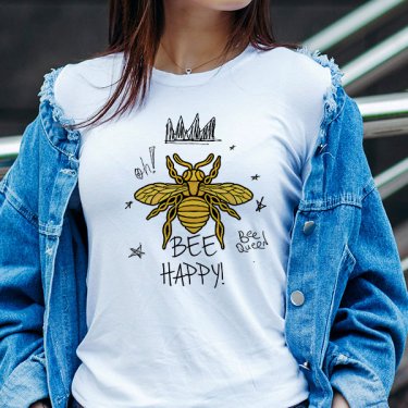 Tricou - Bee Happy