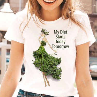 Tricou - My diet starts t...