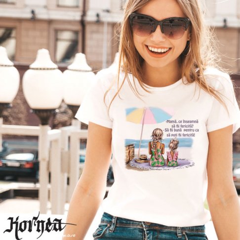 Tricou - Sa fii buna ca sa poti fii fericita