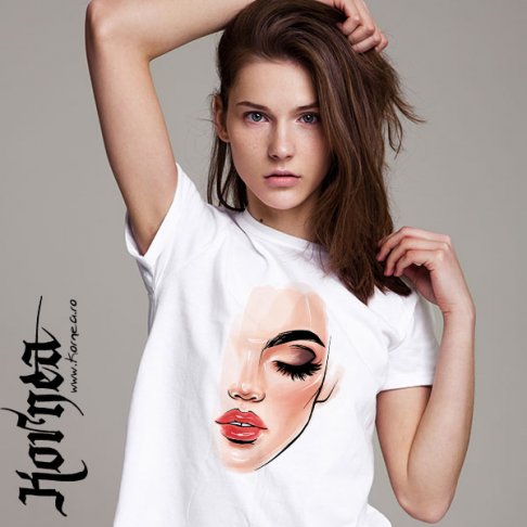 Tricou - Fata make-up 2