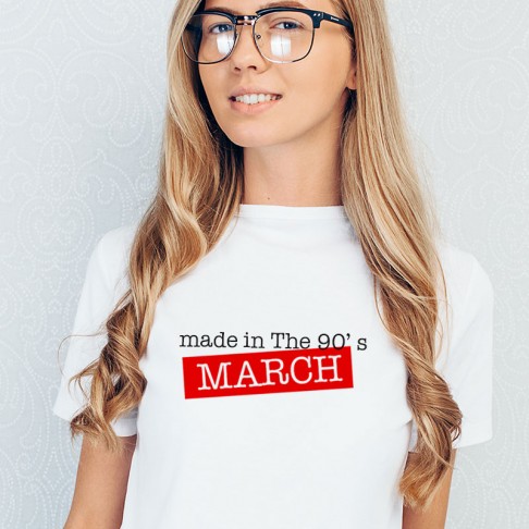 Tricou - Martie - anii 90