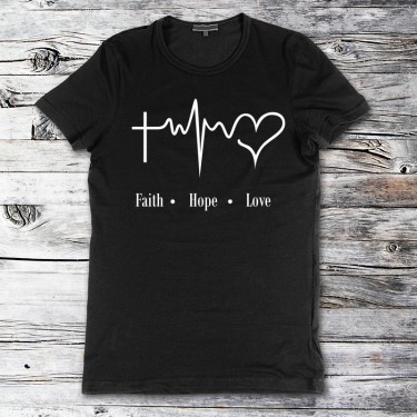 Tricou - Faith Hope Love