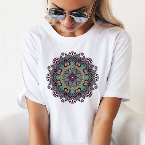 Tricou - Mandala colorata